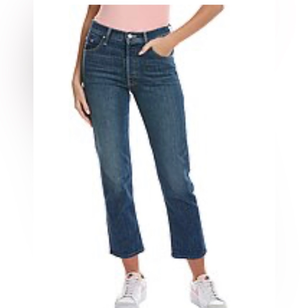MOTHER the tomcat straight leg jeans.